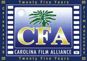 Logo - Carolina Film Alliance - CFA 25th Anniversary 2023